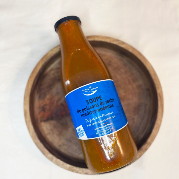 Soupe de poisson de roche méditérranéenne